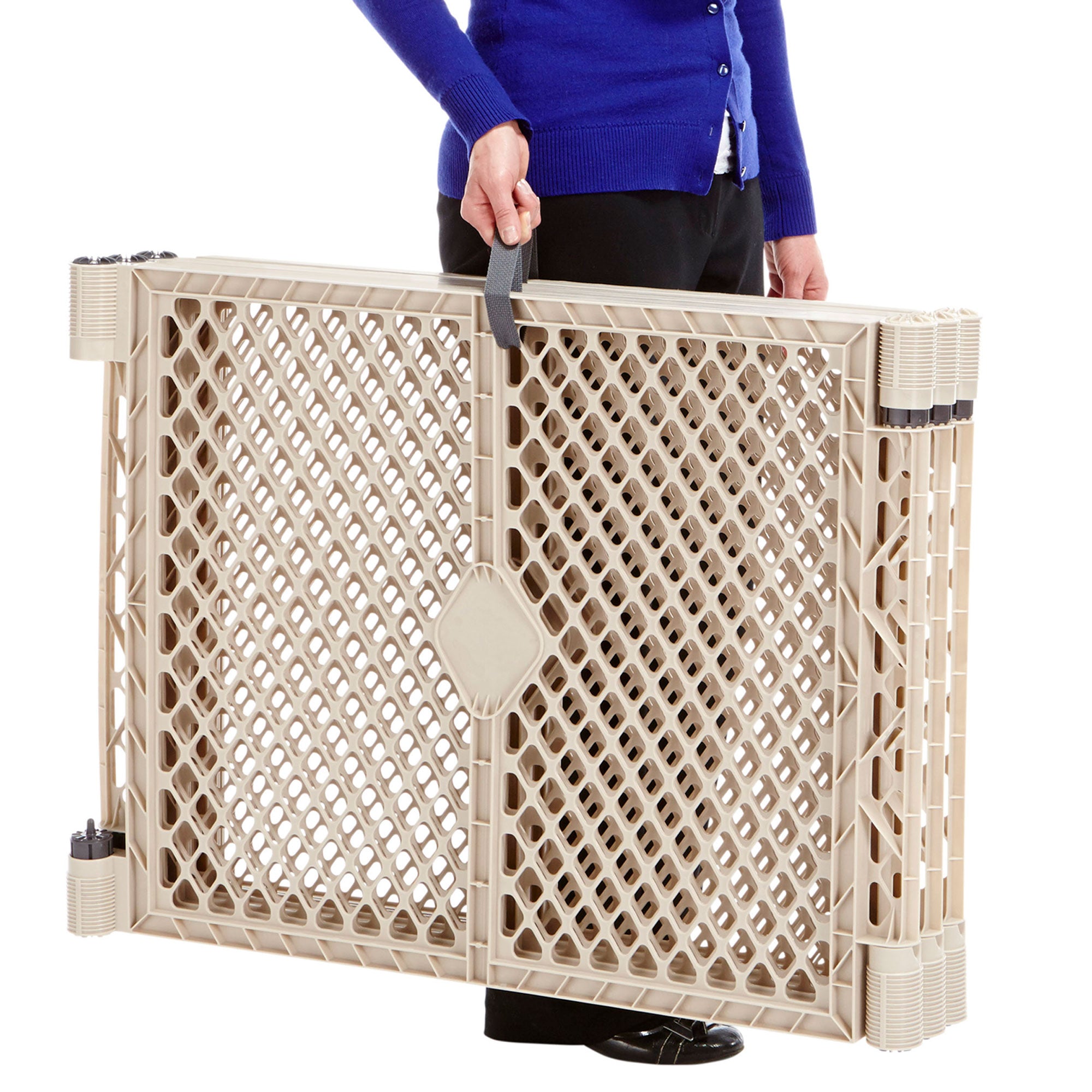 Toddleroo Superyard Indoor Outdoor Plastic Baby Safety Gate & Play Yard (Used)