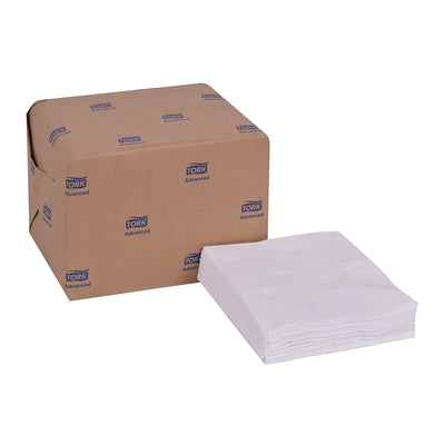Tork NP5240C Advanced 375 Count 2 Ply 1/4 Fold Embossed Dinner Napkins (8 Pack)