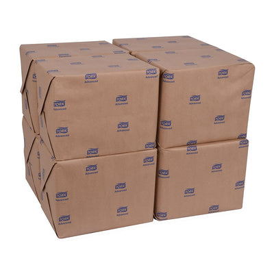 Tork NP5240C Advanced 375 Count 2 Ply 1/4 Fold Embossed Dinner Napkins (8 Pack)