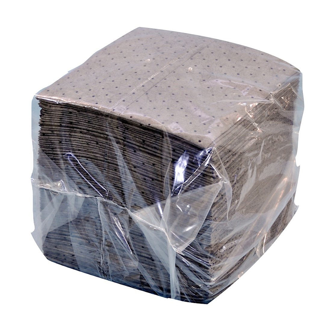 NPS Spilfyter Universal 18" x 16" Sorbent Lightweight Dimpled Pad, Gray (4 Pack) - VMInnovations