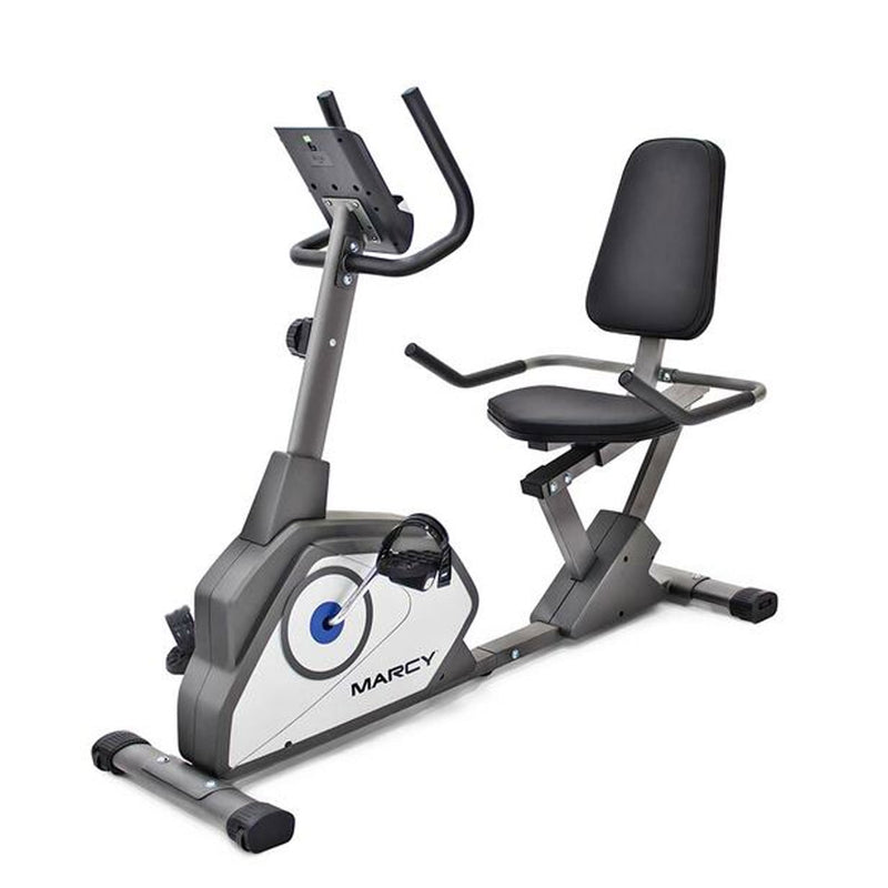 Impex NS-40502R Marcy Recumbent Exercise Workout Bike for Home Fitness Training