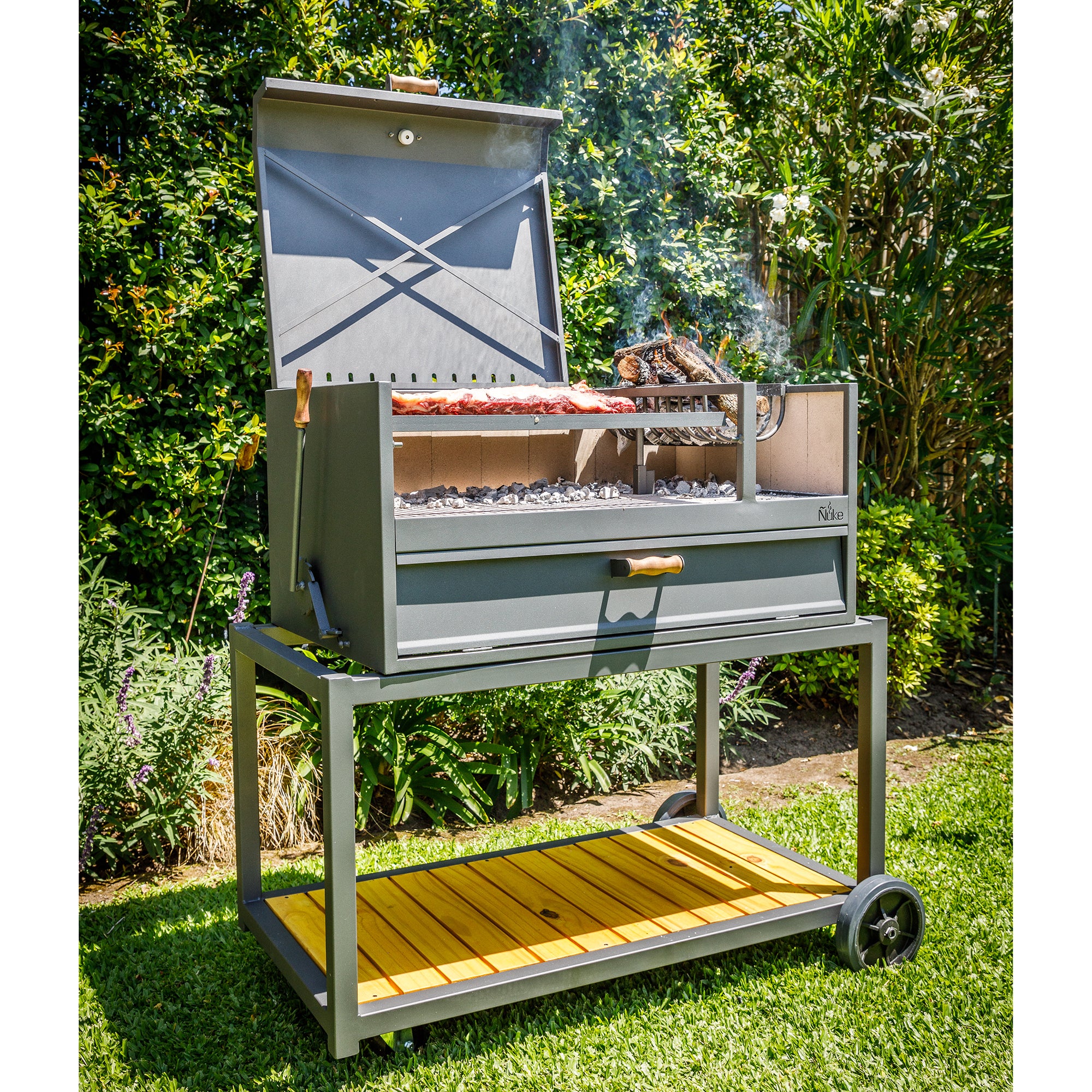 Nuke Pampa02 Authentic Argentinian-Style Cooking Gaucho Grill, 30 Inch(Open Box)