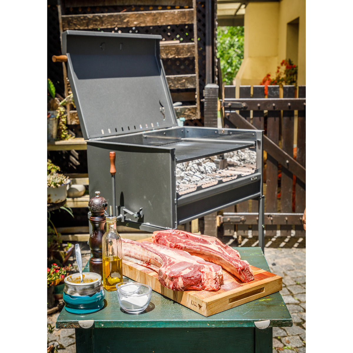 Nuke Pampa02 Authentic Argentinian-Style Cooking Gaucho Grill, 30 Inch(Open Box)