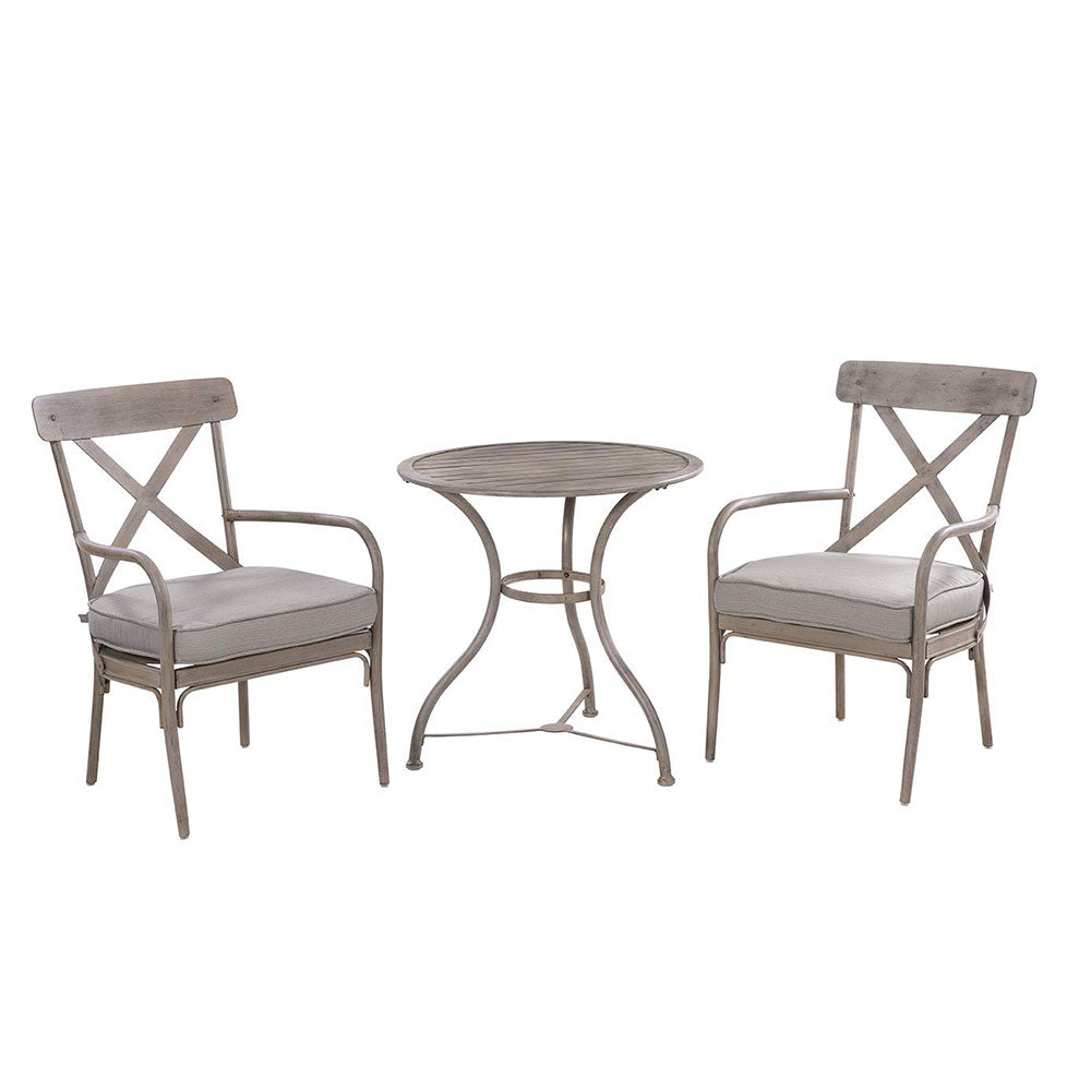 Numark Marquette 3 Piece Outdoor Dining Bistro Set w/ Classy Countryside Finish - VMInnovations