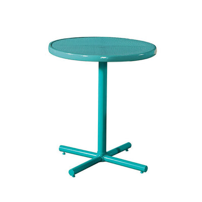 Numark Bixby 3 Piece Bistro Dining Set for Outdoor Garden Patio (Turquoise)