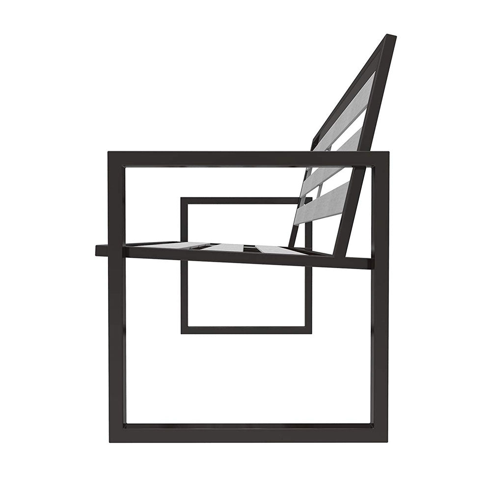 Liberty Garden Garden Furniture Powder Coated Steel Montgomery Bench (Open Box)