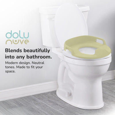 Dolu Nuve 3-in-1 Potty, Toilet Adapter, and Step Stool, Green (Open Box)
