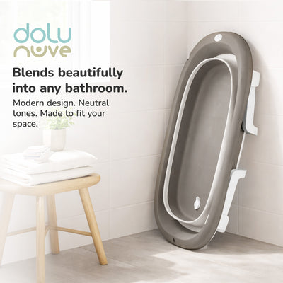 Dolu Nuve Foldable Baby Bathtub Collapsible Infant Bath Tub Newborns(Open Box)