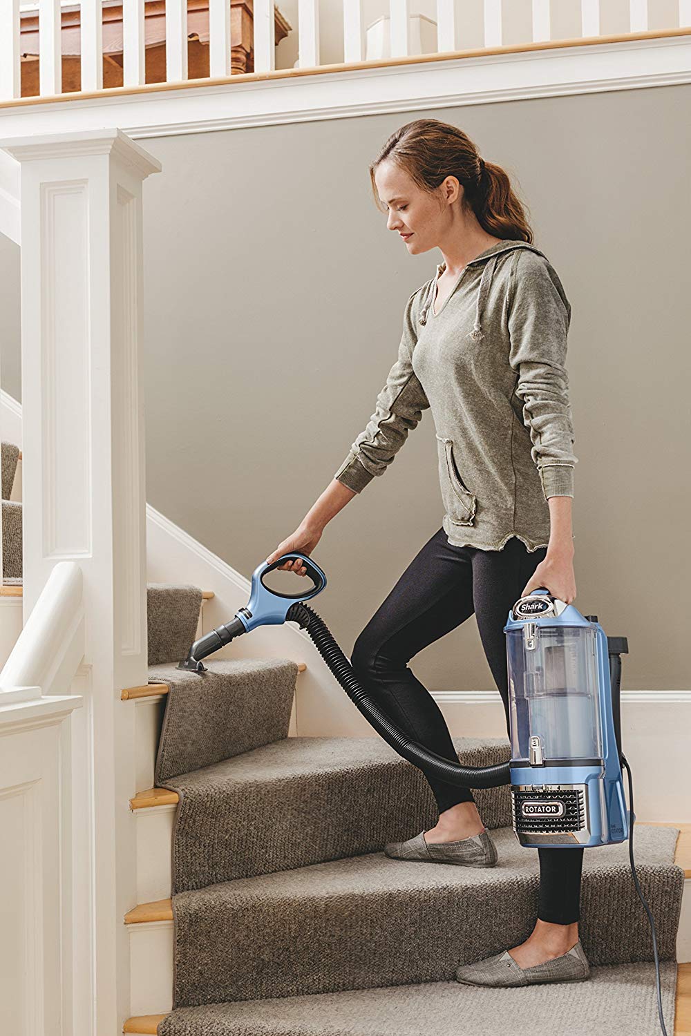 Shark Refurbished Rotator Pro NV640BLREF XL Upright Vacuum, Blue (Open Box)
