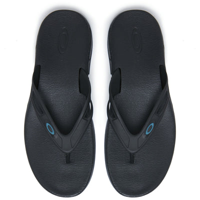 Oakley Comfort Ellipse Flip Flop Summer Sandals, Men's Size 12, Black (Open Box)