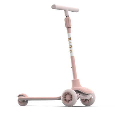 Bird Birdie Kick Scooter for Kids Adjustable Height Handle, Electric Rose (Used)