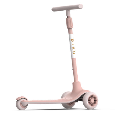 Bird Birdie Kick Scooter for Kids Adjustable Height Handle, Electric Rose (Used)