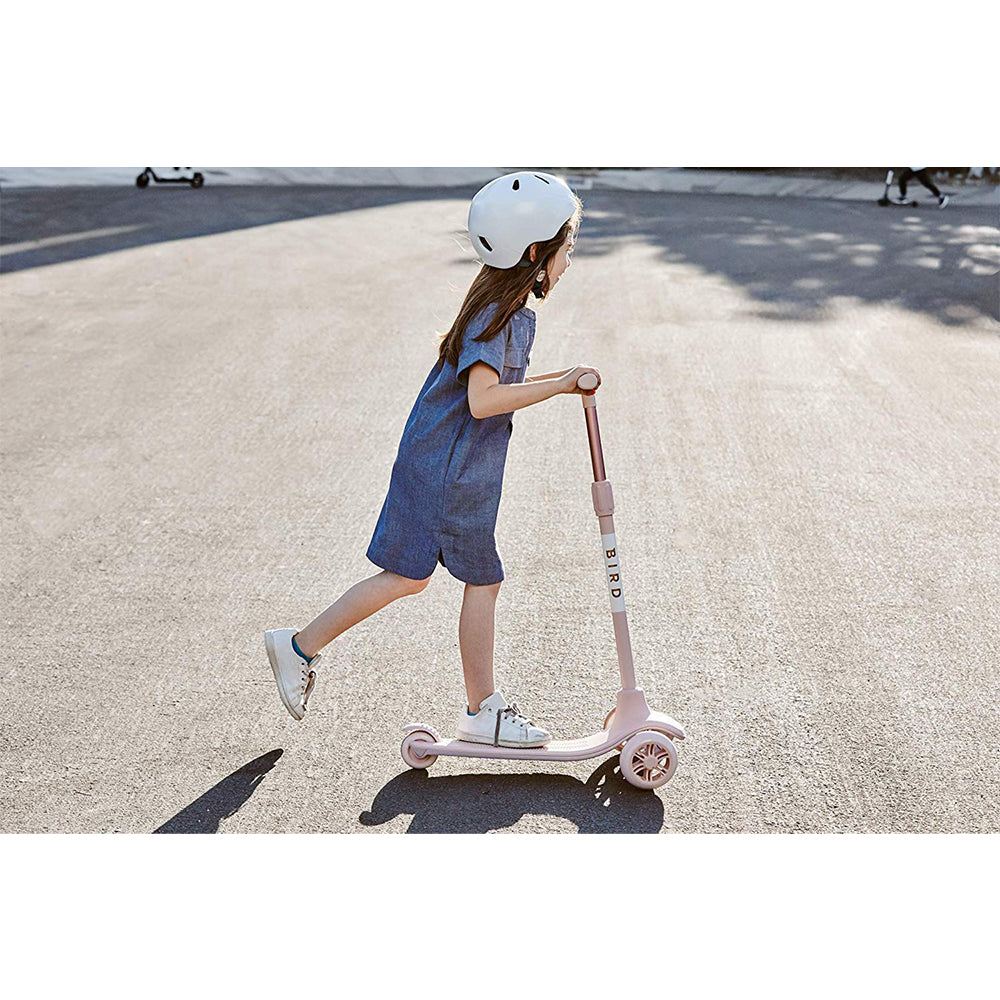 Bird Birdie Kick Scooter for Kids Adjustable Height Handle, Electric Rose (Used)