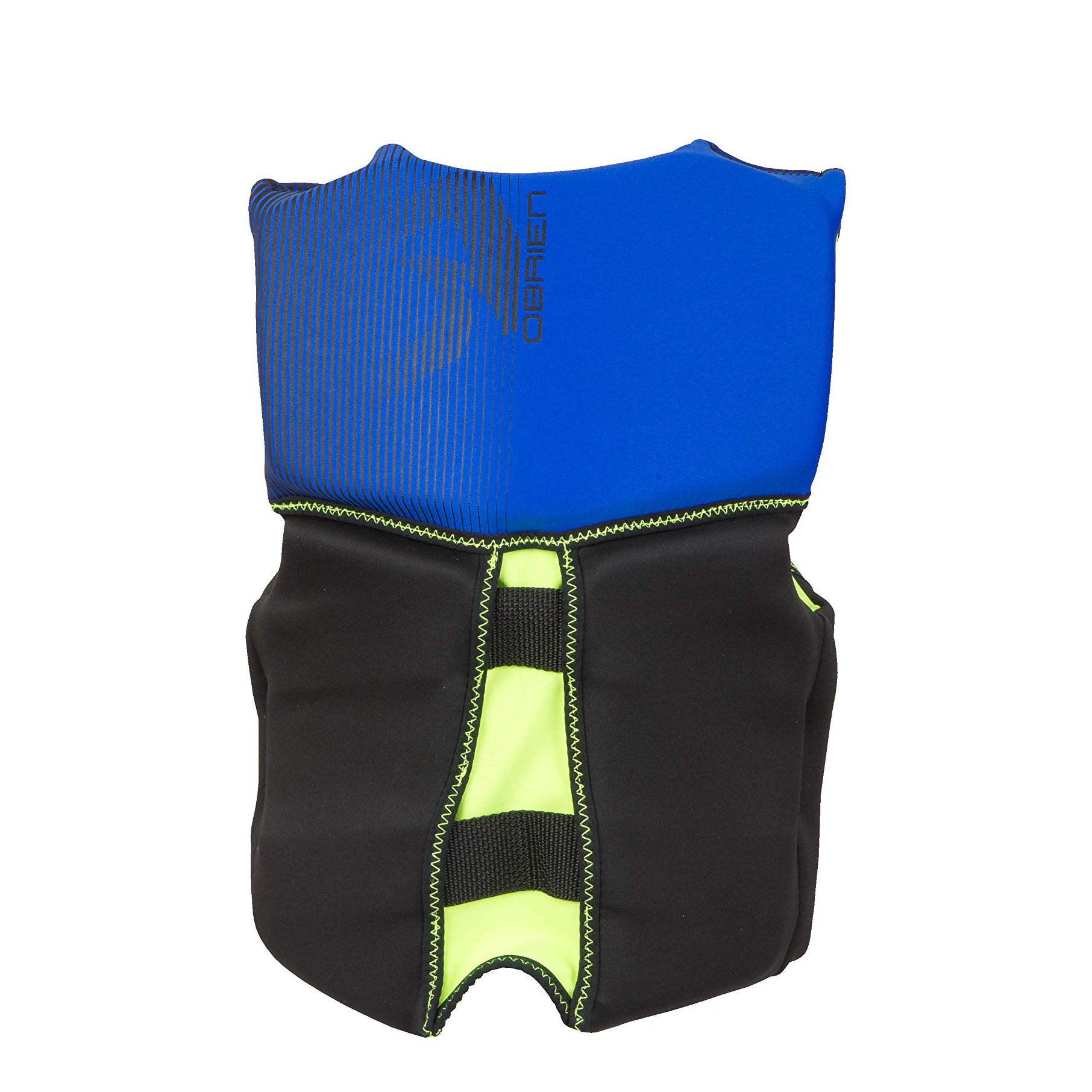 O'Brien Youth Flex VBack Stretch Life Vest w/ Zipper & 2 Adjustable Belts, Blue