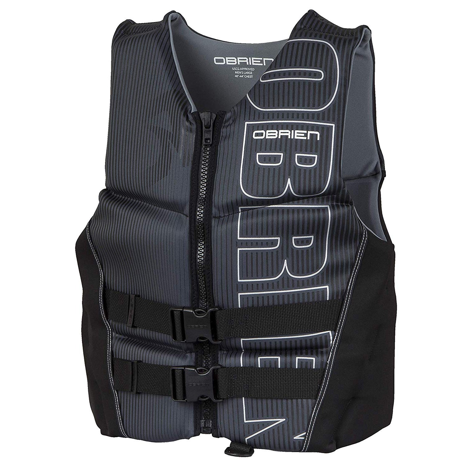 O'Brien Watersports Mens Flex V-Back Lightweight Life Jacket, Black (Used) - VMInnovations