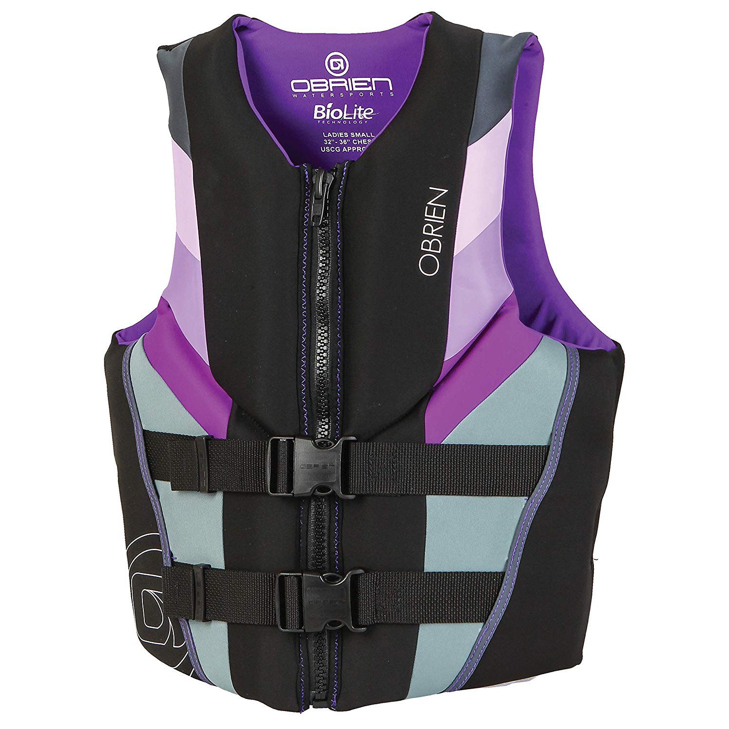O'Brien Watersports Women's Lightweight Focus Life Jacket Vest, Purple, Size XL