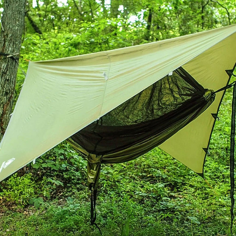 Self Reliance Outfitters Pathfinder 70D Nylon Jungle Camping Hammock, OD Green