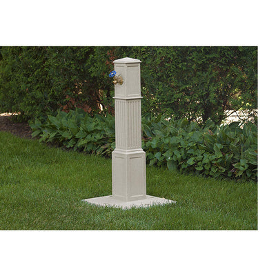 Good Ideas Oasis Garden Outdoor Backyard Patio Hose Tap, Sandstone (Open Box)