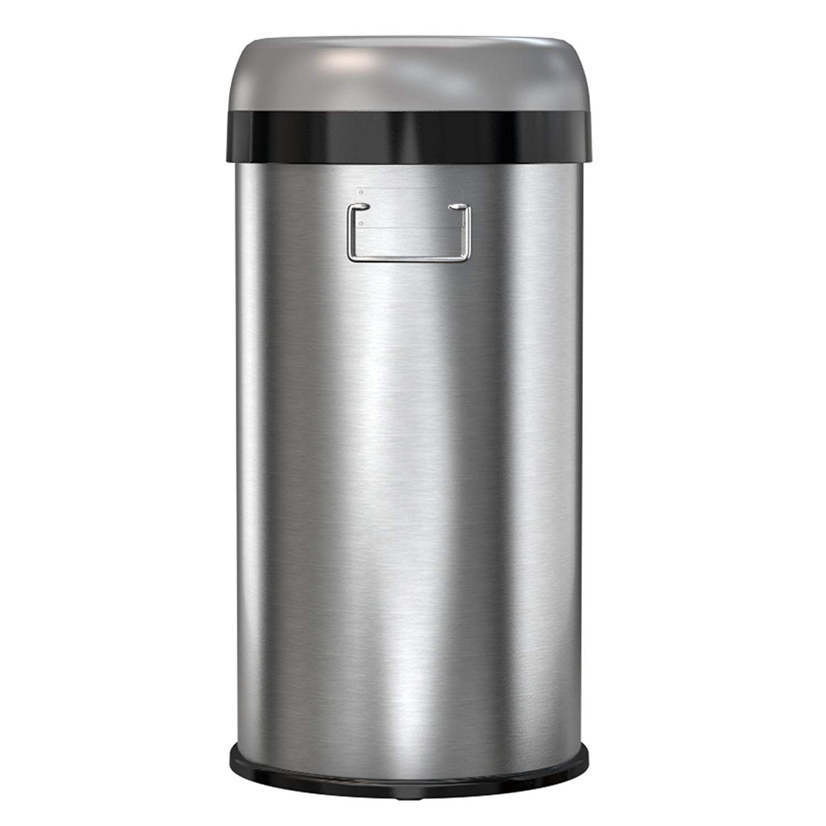 iTouchless 13 Gallon Open Top Garbage Trash Can Bin, Stainless Steel (Open Box)