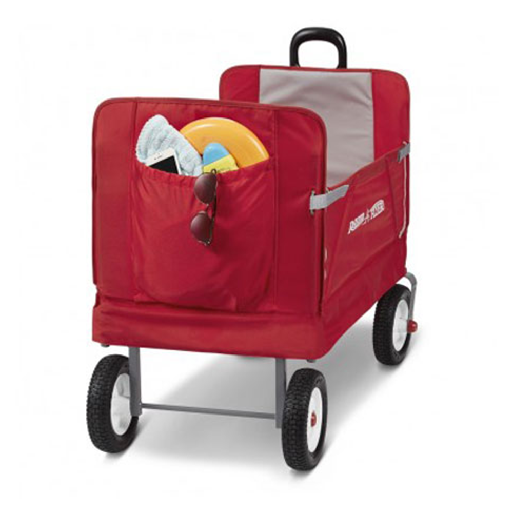 Radio Flyer 3-in-1 Off Road EZ Fold Wagon for Kids and Cargo, Red (Used) - VMInnovations
