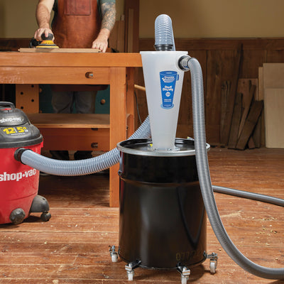 Oneida Air Systems Dust Deputy 2.5 Sturdy Deluxe All Clear Cyclone Separator Kit - VMInnovations