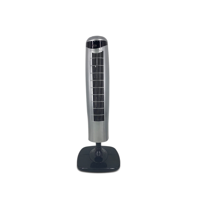 Optimus F-7414 35" 3 Speed Pedestal Tower Fan with Remote Control and LED (Used)