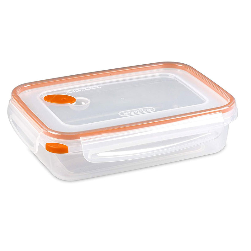 Sterilite 03211106 Ultra-Seal 5.8 Cup Food Storage Container w/ Clear Lid (6 PK)