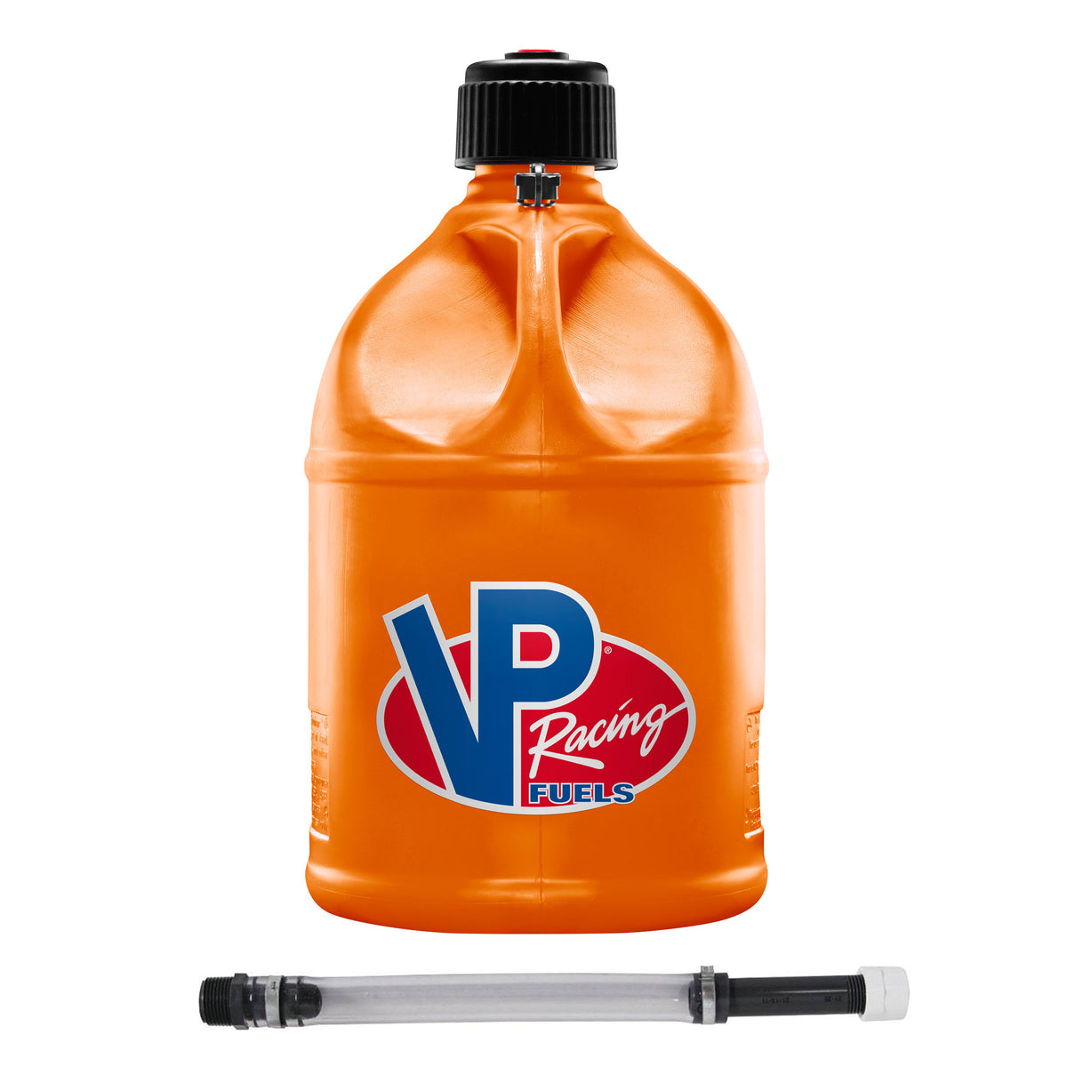 VP Racing Motorsport 5.5 Gallon Round Plastic Utility Jug Can & Deluxe 14" Hose