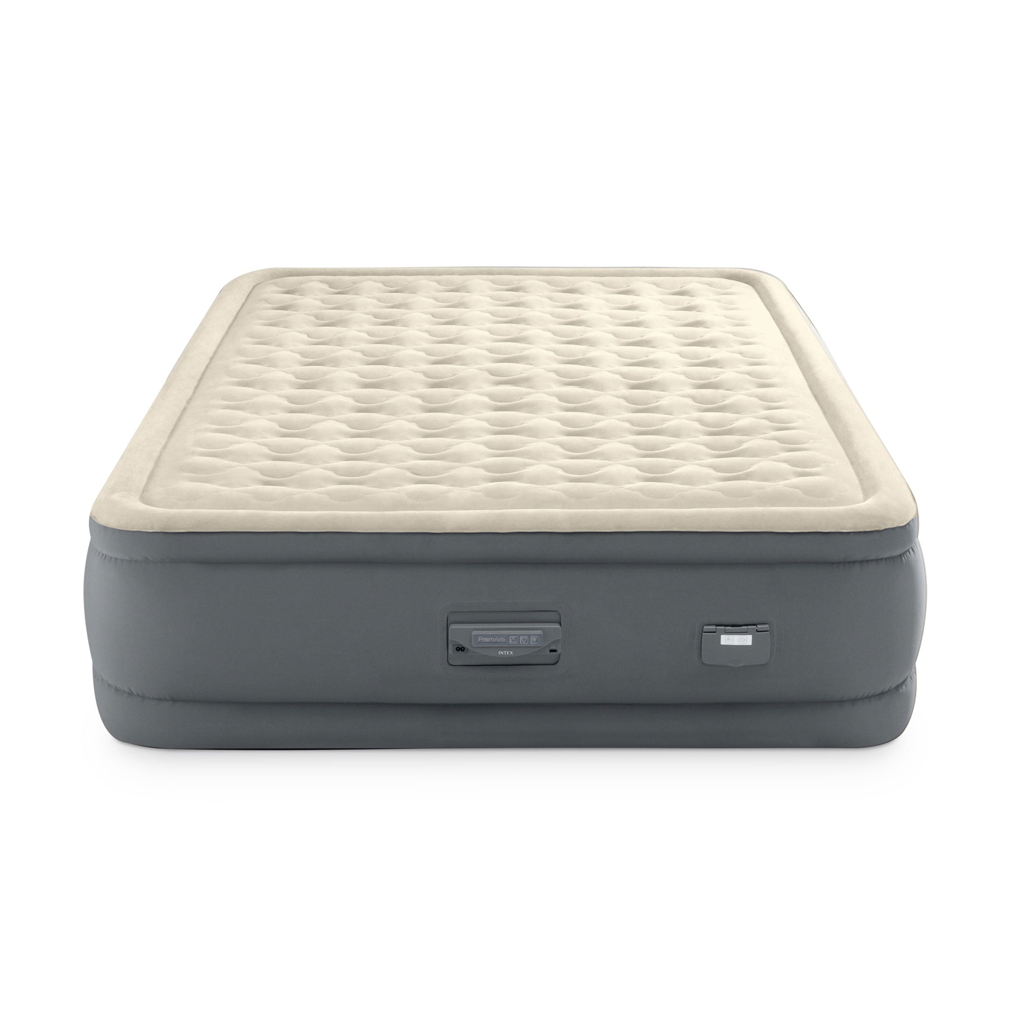 Intex PremAire II Fiber-Tech Elevated Air Mattress with Built In Pump, Queen - VMInnovations