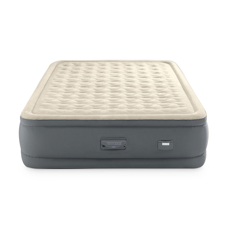 Intex PremAire II Fiber-Tech Air Mattress with Built-In Pump, Queen (Open Box)