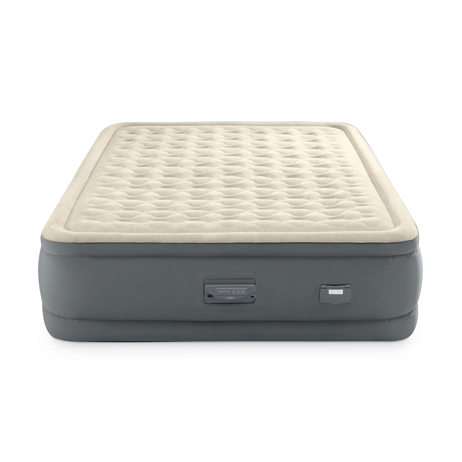 Intex PremAire II Fiber-Tech Air Mattress with Built-In Pump, Queen (Used) - VMInnovations