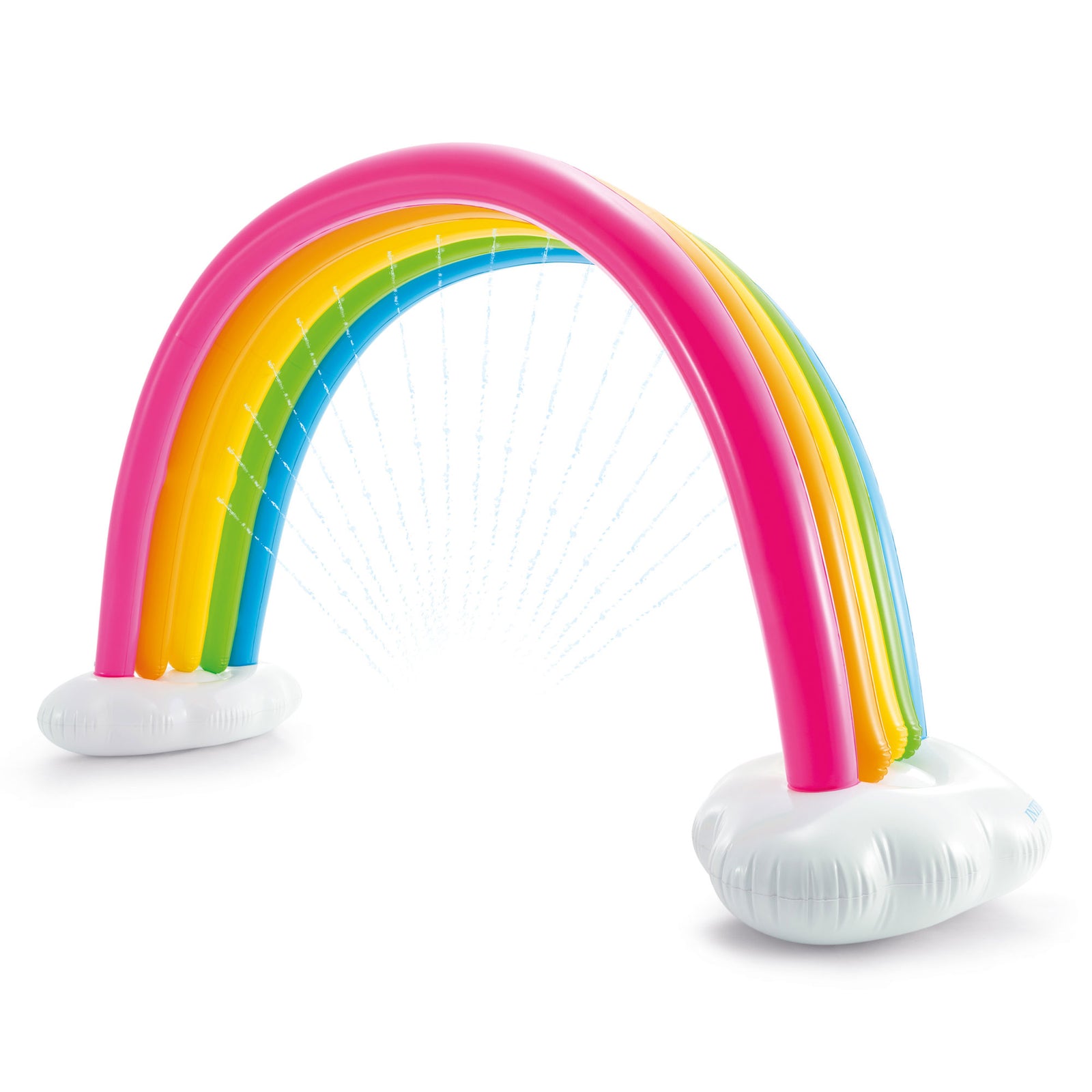 Intex Inflatable Rainbow Cloud Kids Play Sprinkler, Ages 3 & Up (Open Box) - VMInnovations