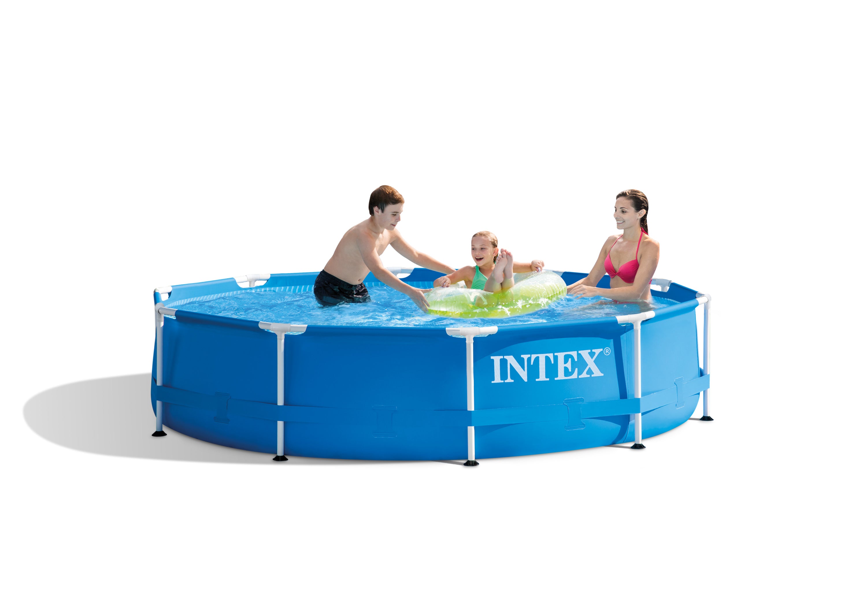 Intex 28200EH 10Ft x 30In Swimming Pool & 3in Chlorine Tabs (Pump Not Included)