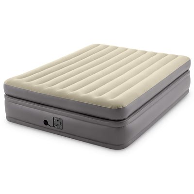 Intex 64163EP Comfort Elevated Portable Airbed with Fiber-Tech Technology, Queen