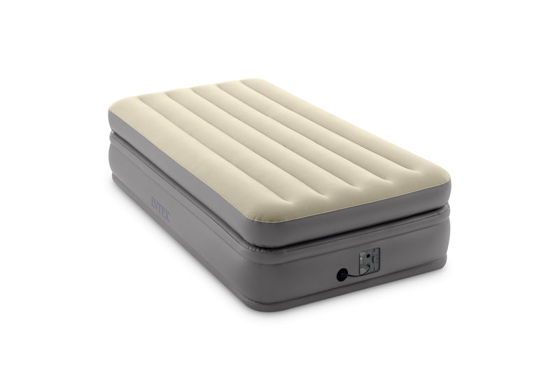 Intex Dura-Beam Plus Essential Rest Inflatable Bed Air Mattress, Twin (Open Box)