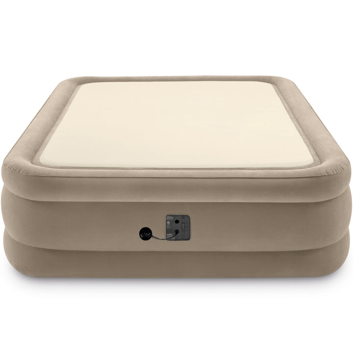 Intex 64477ED Queen Size Thermalux Airbed with Fiber-Tech Technology, Gold(Used) - VMInnovations