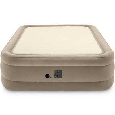 Intex 64477ED Queen Size Thermalux Airbed with Fiber-Tech Technology, Gold(Used) - VMInnovations