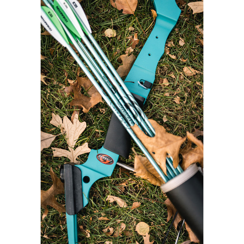 Genesis Archery Original Adjustable Right Handed Compound Bow, Green (2 Pack)