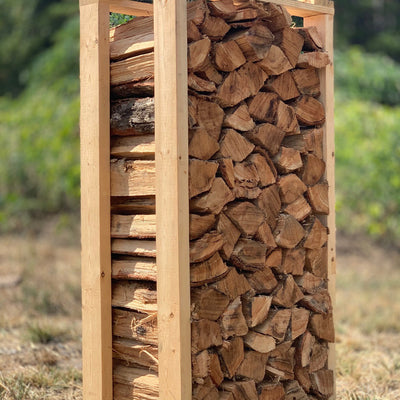 Smoak Firewood 25-30 LB Red Oak Kiln Dried Cooking Grade Mini Logs (Open Box)