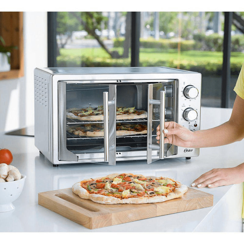 Oster Innovative French Door Convection Toaster Oven, Stainless Steel (Open Box)
