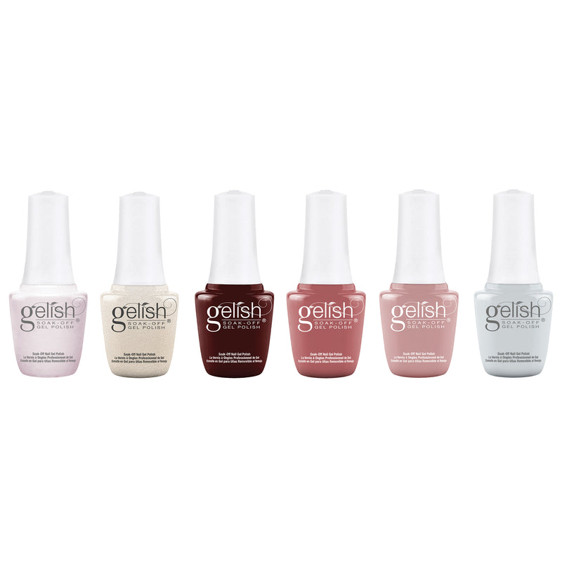 Gelish Spring 2021 Out in the Open Collection 9mL Gel Nail Polish, 6 Color Pack