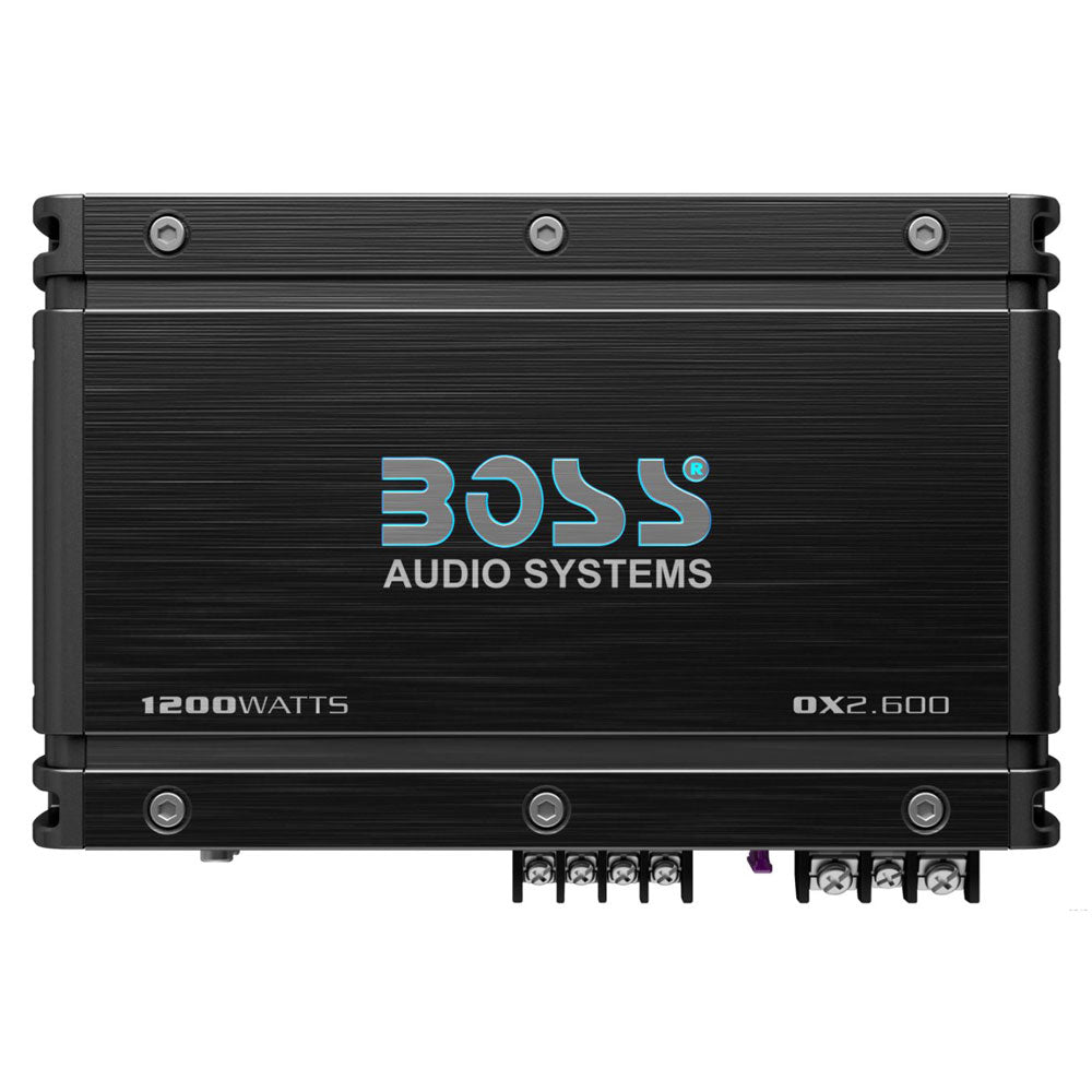 BOSS Audio OX2.600 1200W High Output 2 Channel Full Range Class A/B Amplifier