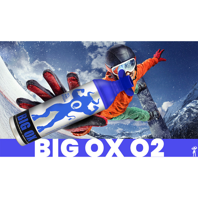 Big Ox O2 10-Liter Natural High Purity Canned Oxygen with Mouthpiece, Eucalyptus