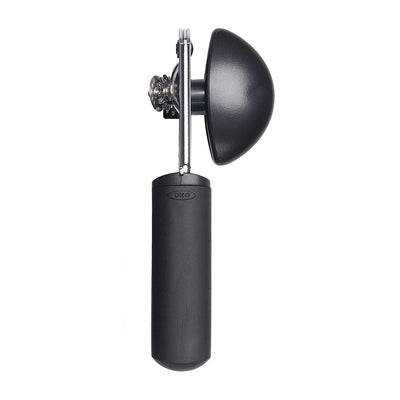 OXO Good Grips Soft Handled Stainless Steel Can Opener with Bottle Opener, Black