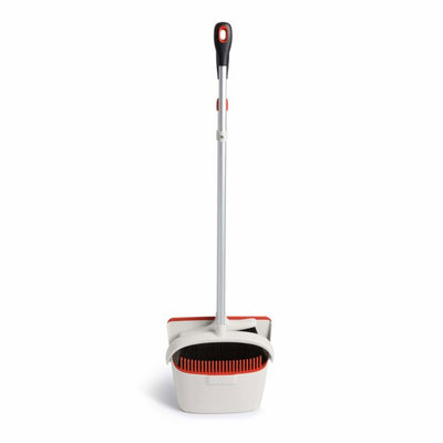 OXO Large Extendable Broom and Dustpan 2 Pc Upright Cleaning Sweeper Set (Used)