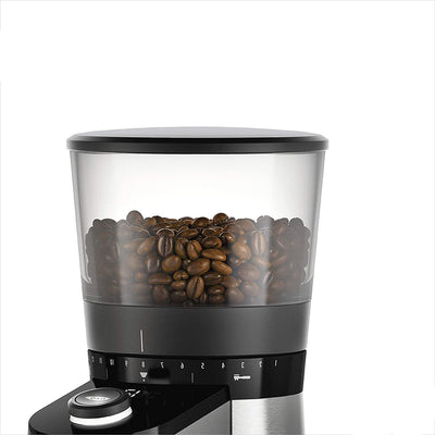 OXO BREW Stainless Steel Conical Burr Coffee Grinder w/ Integrated Scale, Silver