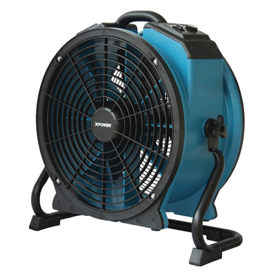 XPOWER X-47ATR 1/3 HP 3600 CFM 360 Degree Rotation Axial Fan, Blue (Open Box)