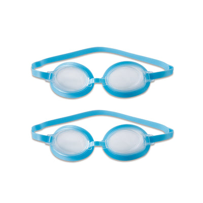 Summer Waves 8 Foot Quick Set Pool with 3D Graphics and Goggles (Used)