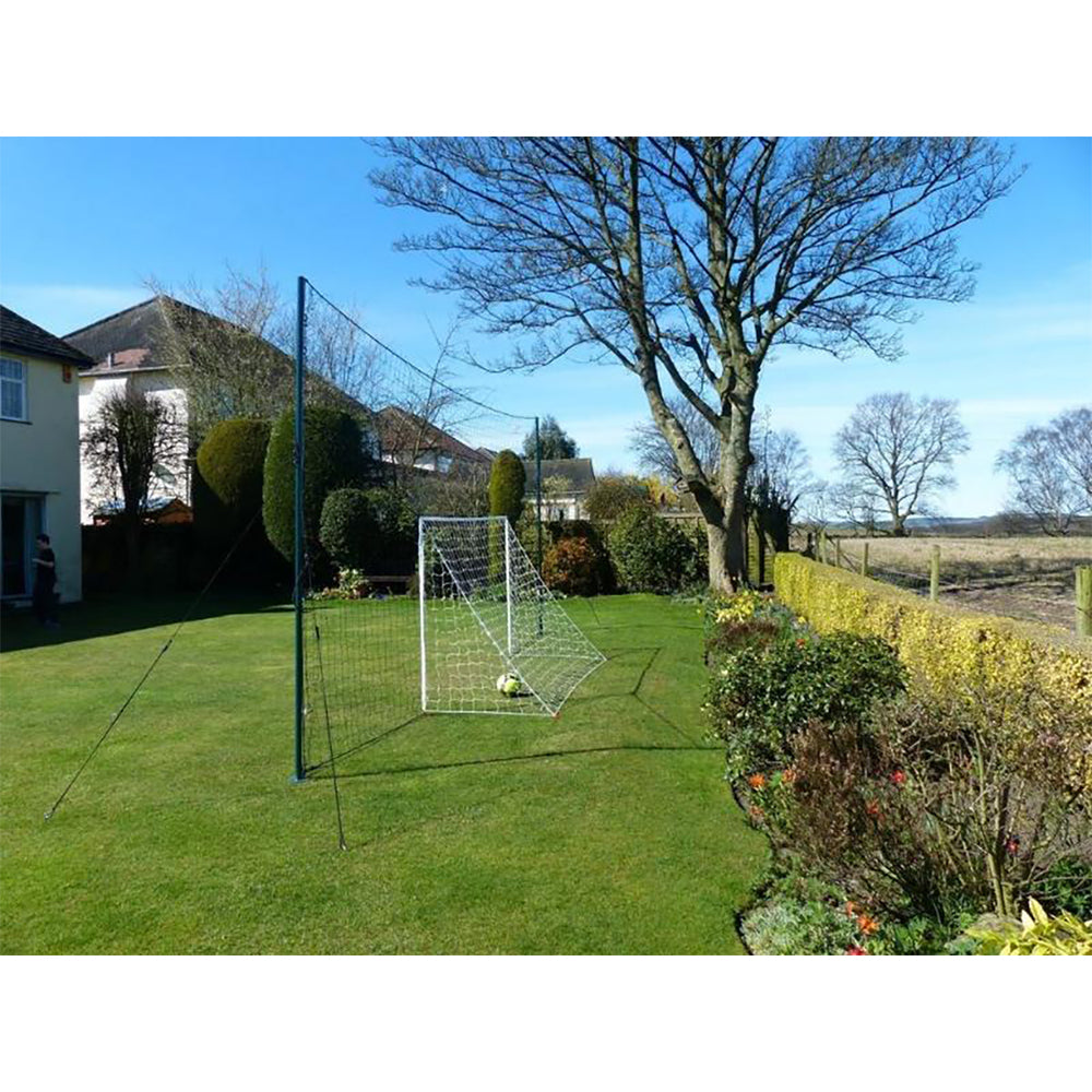 Open Goaaal Soccer Practice Net Rebounder Backstop with Goal, Standard (Used)