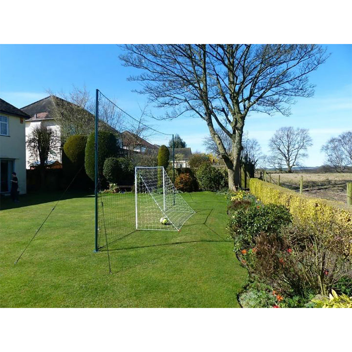 Open Goaaal Soccer Practice Net Rebounder Backstop with Goal, Standard (Used)